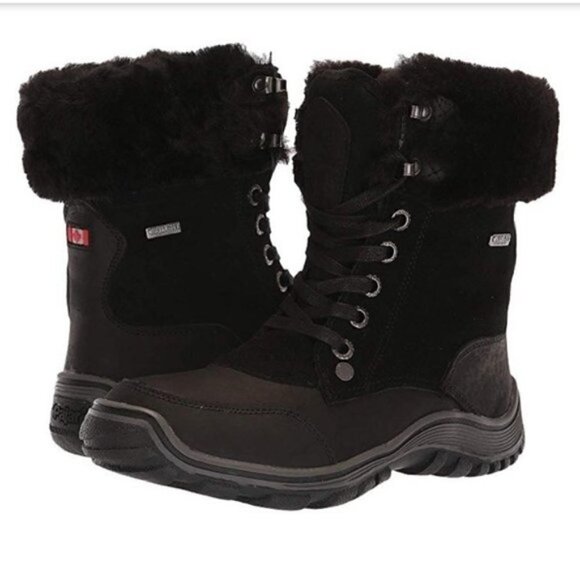NWT PAJAR Waterproof Insulated Shearling Collar Hiking Snow Winter Boot EU 38 - Picture 14 of 14